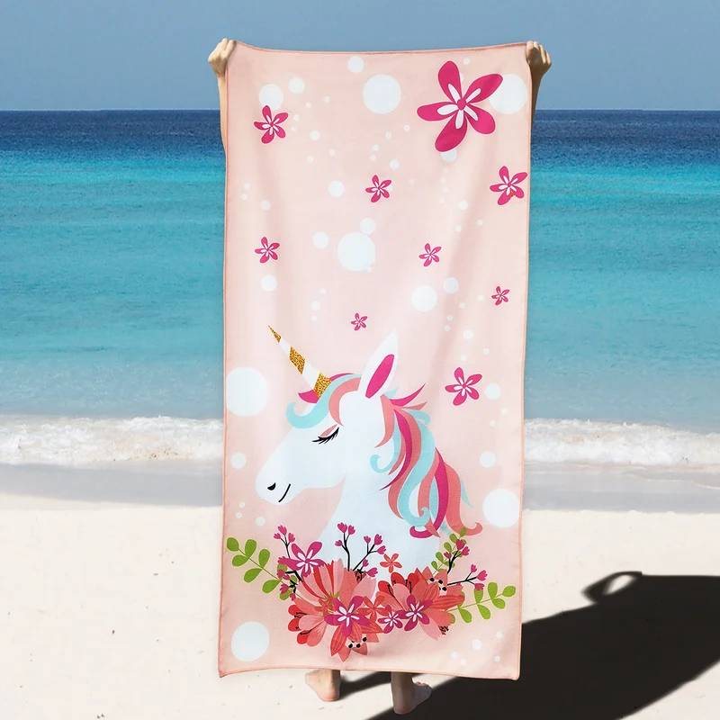 Strandtuch mit bezauberndem Meerjungfrauen-Design Skanto