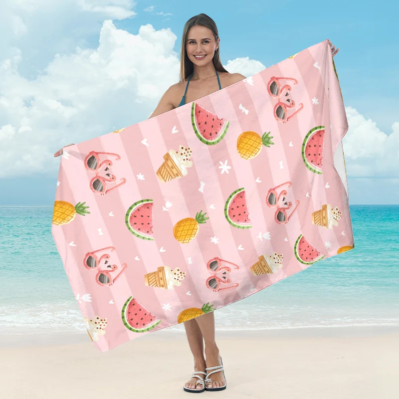 Strandtuch mit gespiegeltem Mandala-Design Skanto