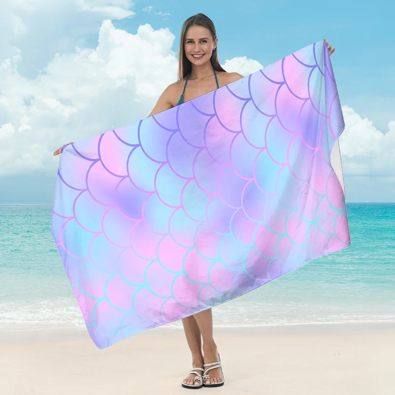 Strandtuch mit tropischem Palmenblatt-Design Skanto
