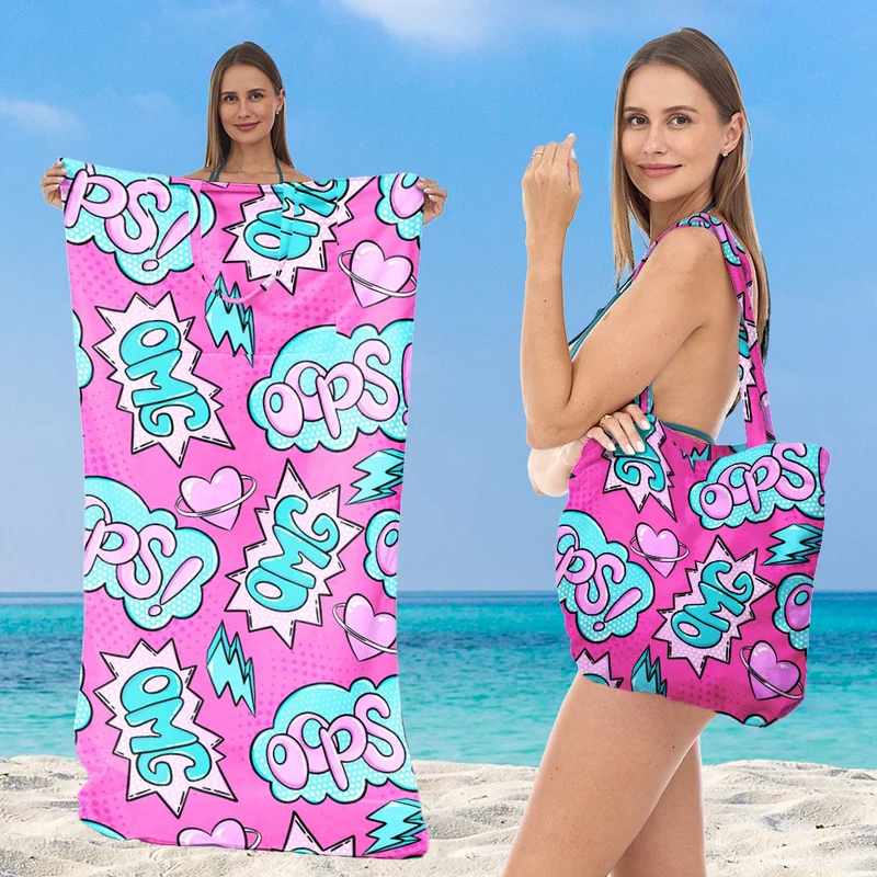 Multifunktionales Strandtuch und Tragetasche Skanto