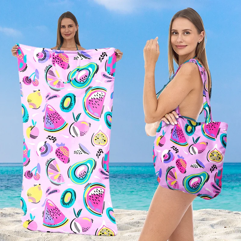 Multifunktionales Strandtuch und Tragetasche Skanto