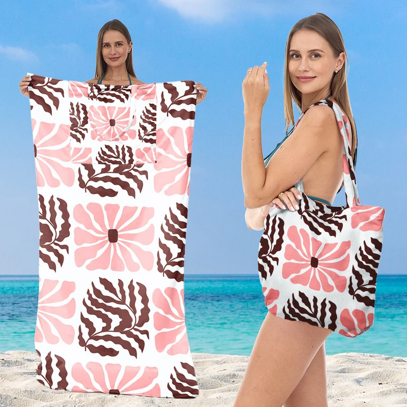 Multifunktionales Strandtuch und Tragetasche Skanto