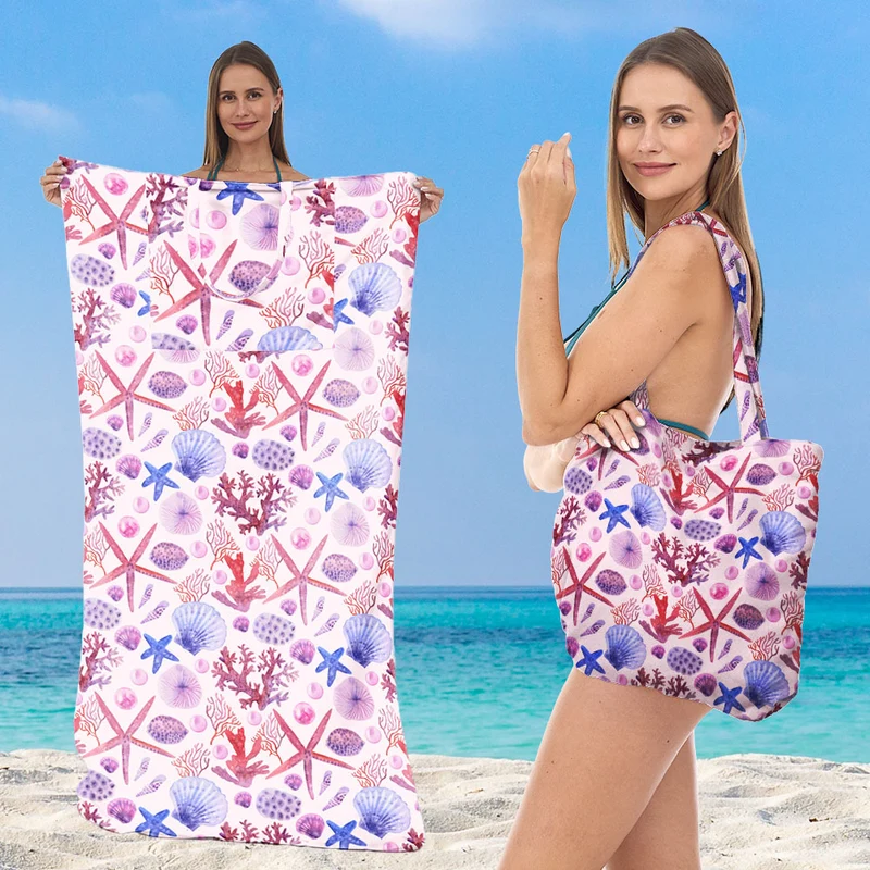 Multifunktionales Strandtuch mit Tragetasche Skanto
