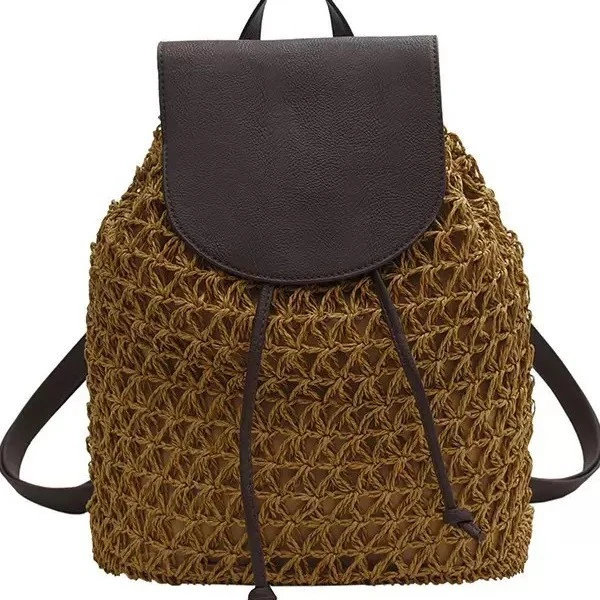 Handgefertigter Rucksack mit Lederdetails Skanto