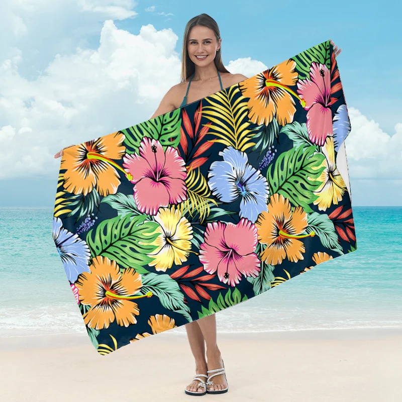 Strandtuch mit künstlerischem Mandala-Muster Skanto