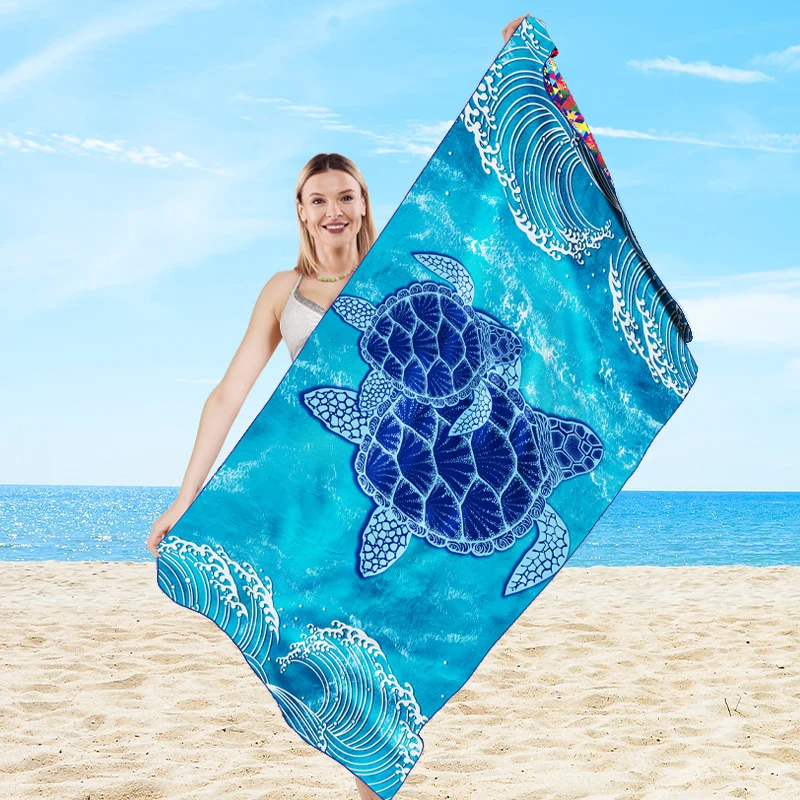 Multifunktionales Strandtuch im kreativen Mandala-Design Skanto