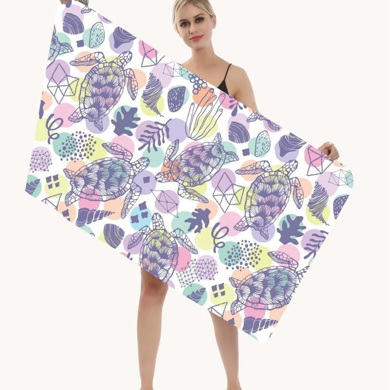 Multifunktionales Strandtuch im kreativen Mandala-Design Skanto