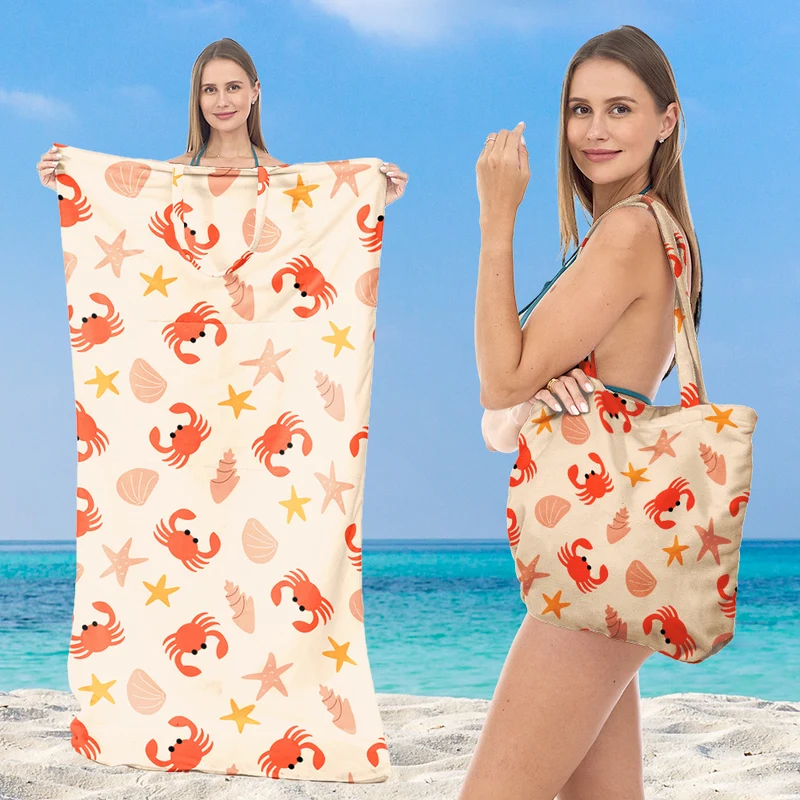 Multifunktionales Strandset mit Tragetasche Skanto