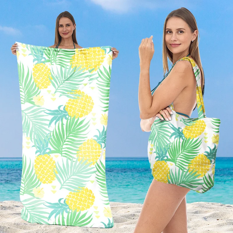 Multifunktionales Strandtuch mit integrierter Tragetasche Skanto