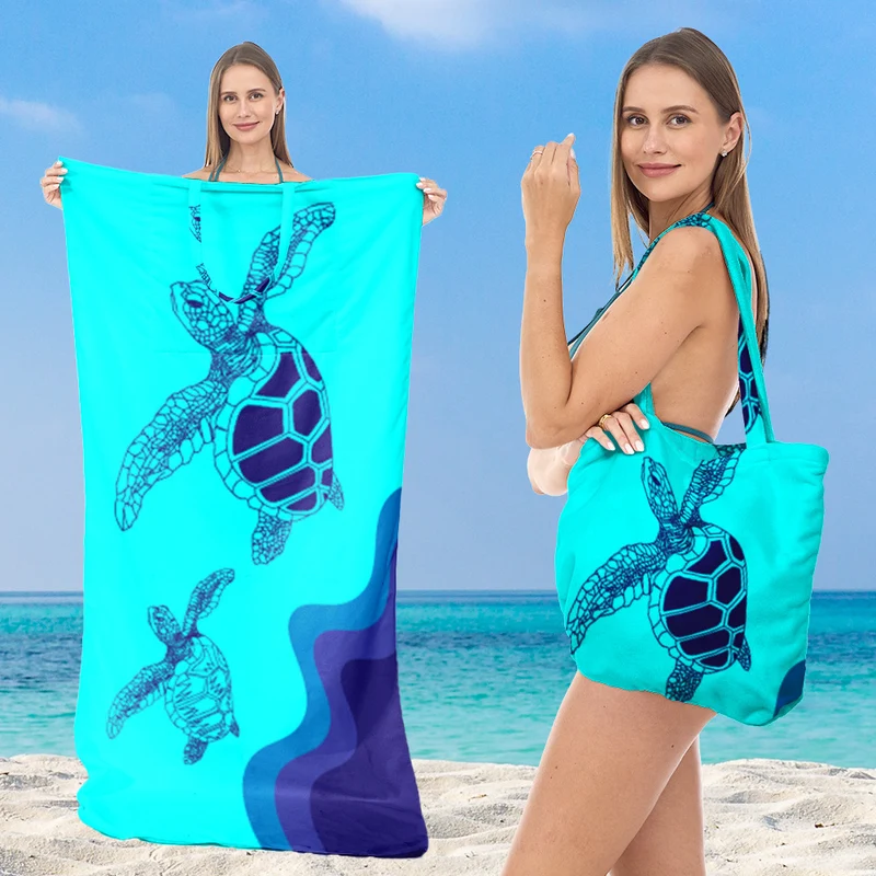 Multifunktionale Tragetasche mit integriertem Handtuch Skanto