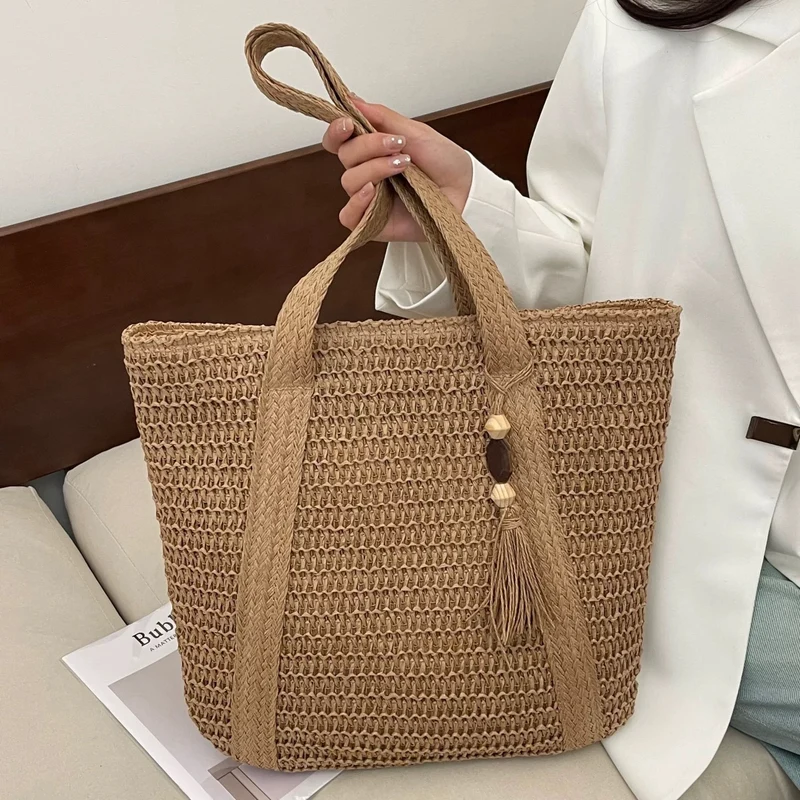 Makramee Tote Bag mit geflochtenem Design Skanto