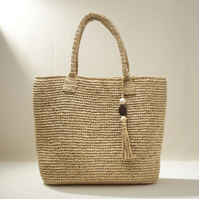 Makramee Tasche mit Quasten-Details Skanto