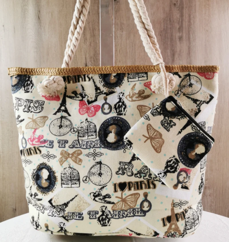 Große und praktische Strandtasche Skanto