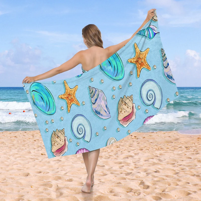 Strandtuch mit kreativem Schildkröten-Motiv Skanto