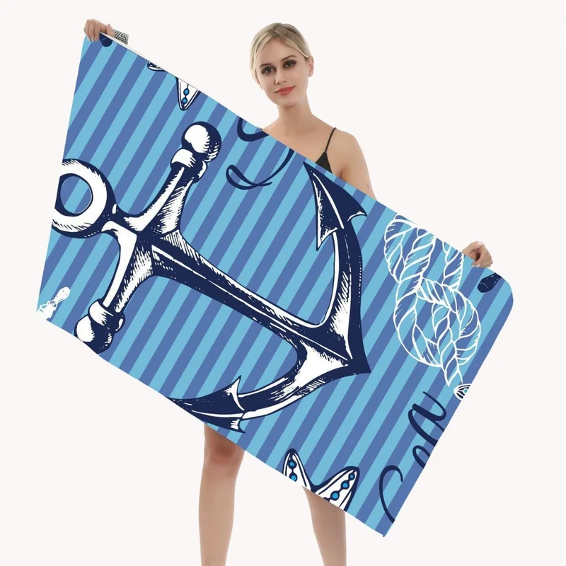 Strandtuch mit kreativem Mandala-Design Skanto