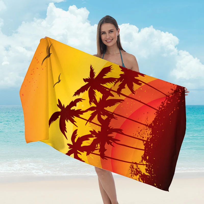 Strandtuch mit hellem Frucht-Motiv Skanto