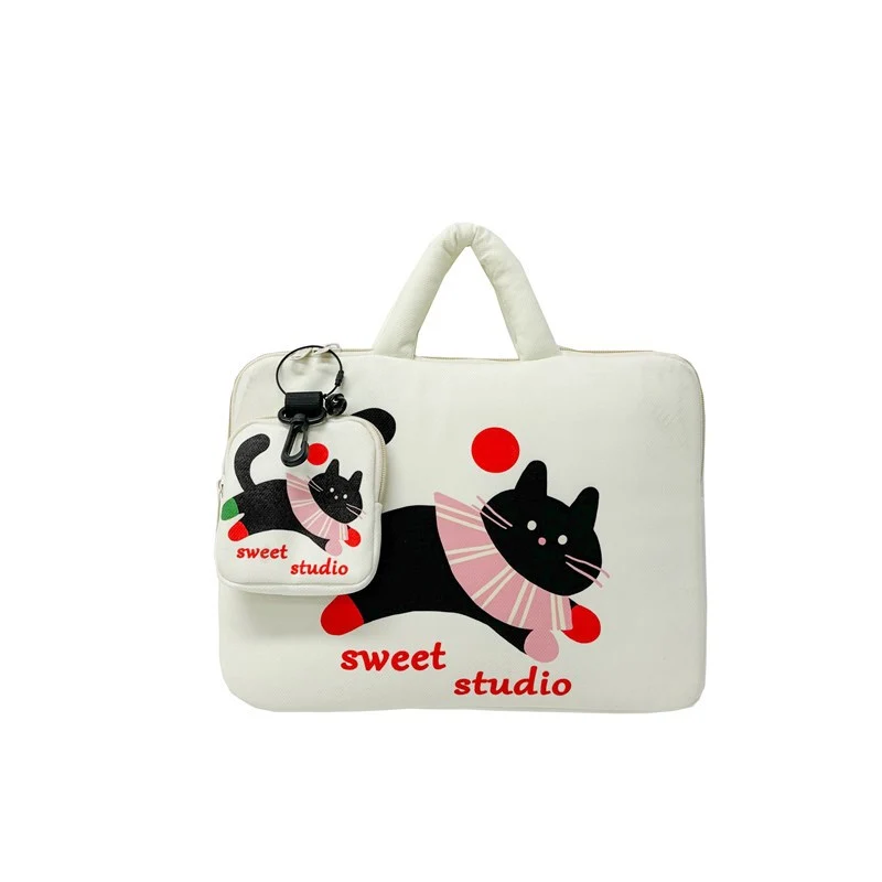 Laptoptasche mit kreativem Katzenmuster Skanto