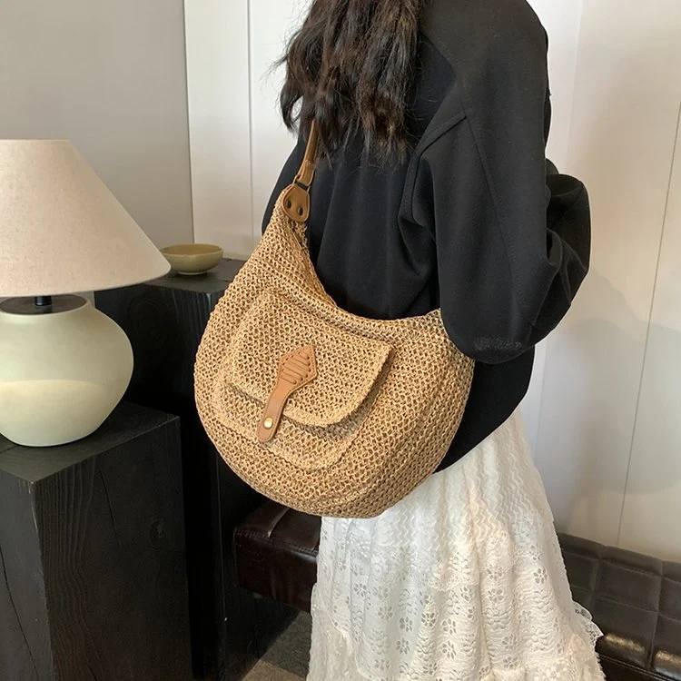 Handgemachte Makramee Hobo Bag Skanto