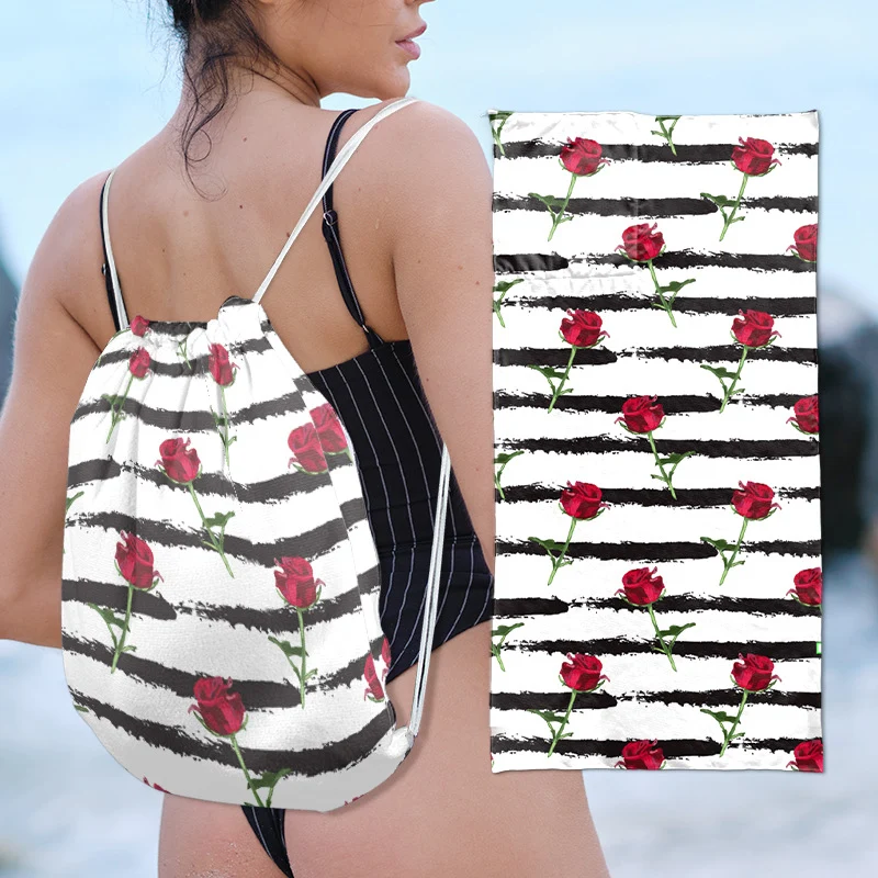 Multifunktionale Strandtasche mit integriertem Handtuch Skanto