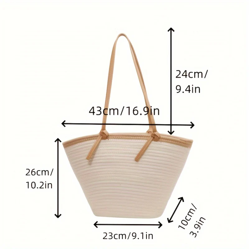 Strandtasche mit gewebter Struktur Skanto