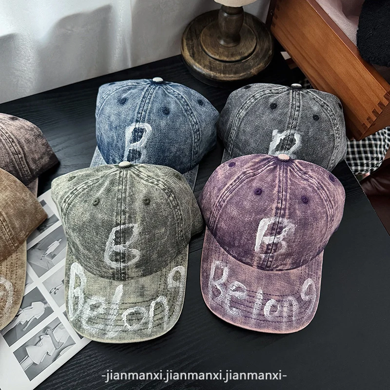 Damen Baseball Cap aus Denim im Used-Look, verstellbar Skanto