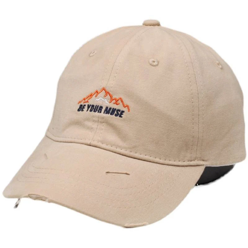 Damen Baseballkappe aus Baumwolle im Used-Look mit Stickerei Skanto