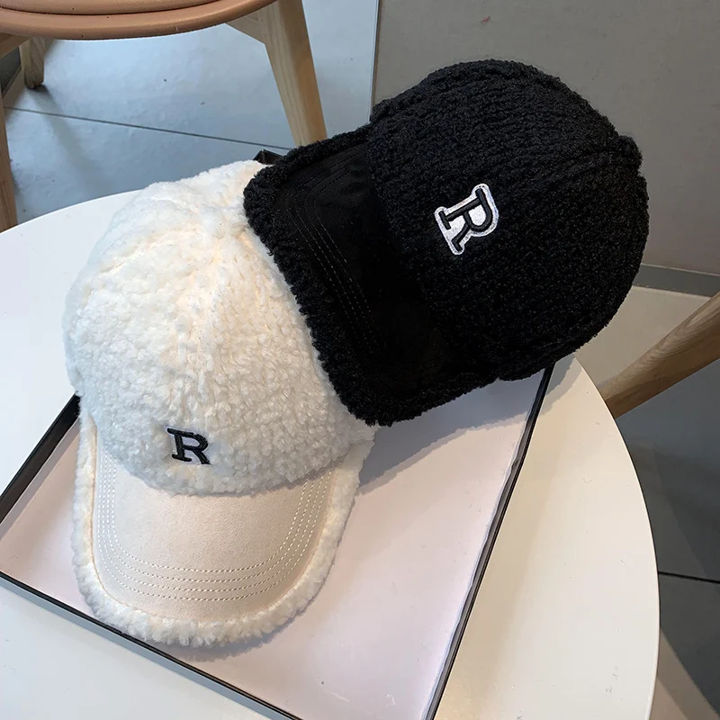 Damen Flauschige Plüsch-Baseballkappe Skanto