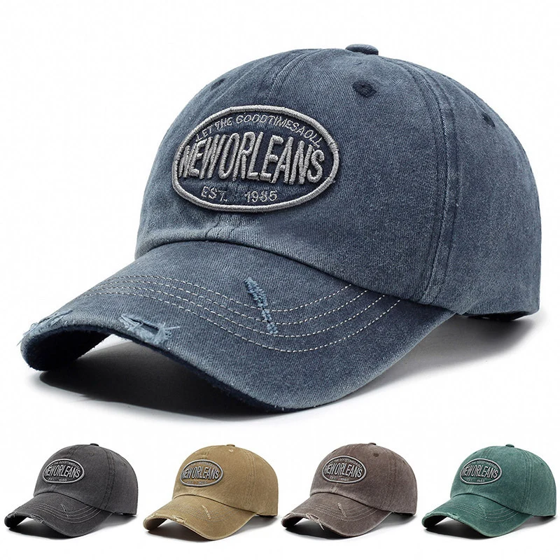 Damen Distressed Baumwoll Baseballkappe Skanto 1784083760