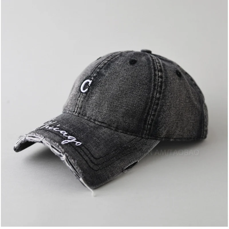 Damen Distressed Baumwoll Baseballkappe Skanto 1784083462