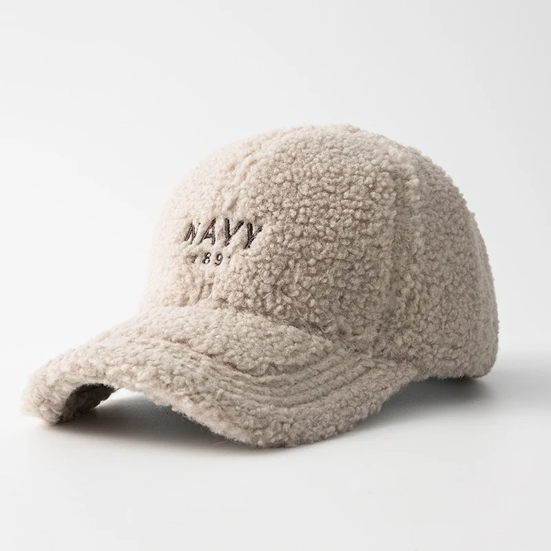 Damen Flauschige Sherpa-Baseballkappe Skanto