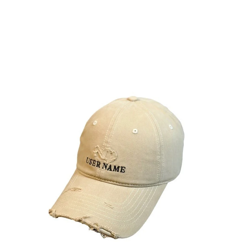 Damen Distressed Lässige Verstellbare Baseballkappe Skanto