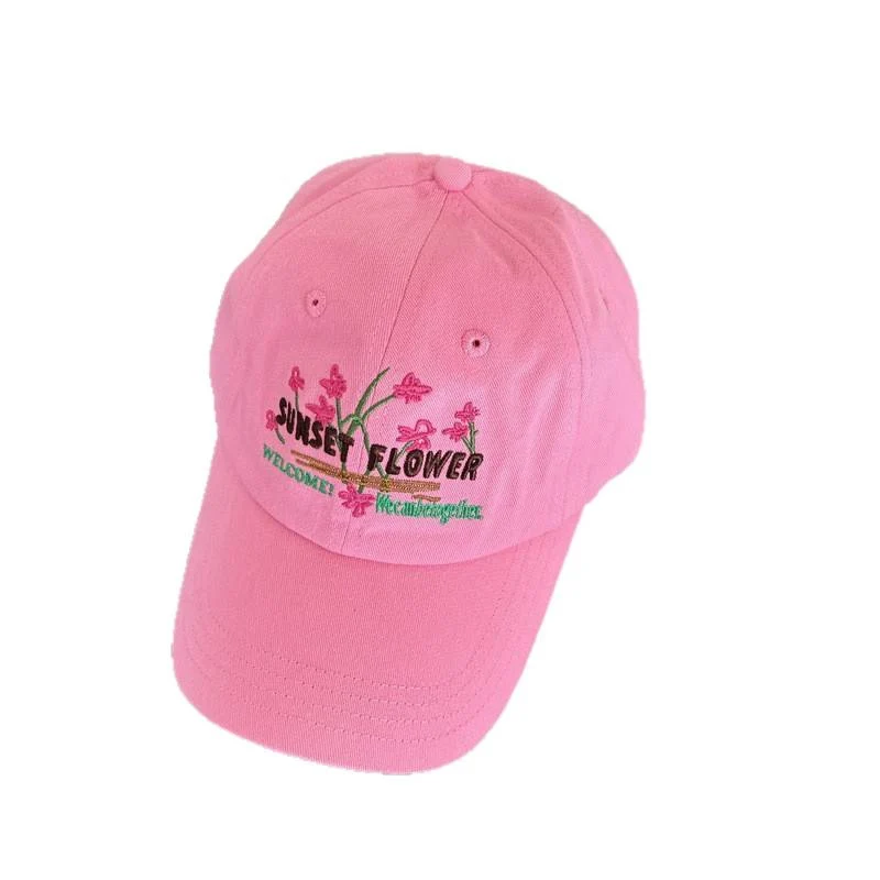 Bestickte Blumen-Baseballkappe für Damen Skanto