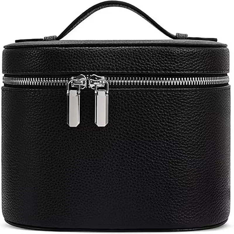 Kosmetiktasche mit praktischem Griff und doppeltem Reißverschluss Skanto