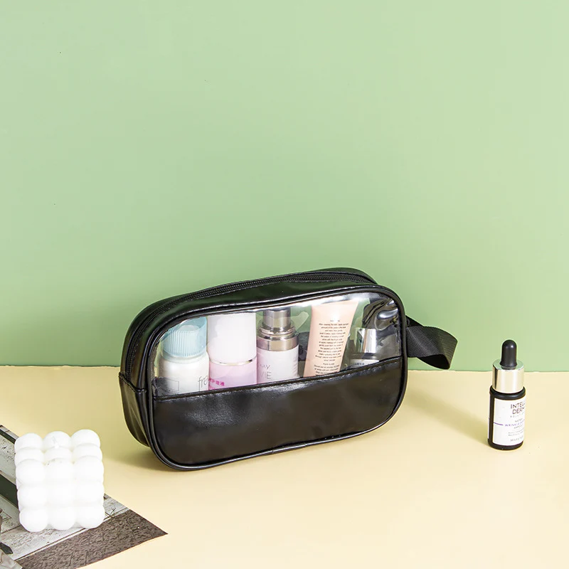 Kosmetiktasche mit transparenten Fächern Skanto