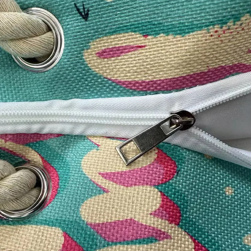 Strandtasche mit stilvollem Blumendesign Skanto