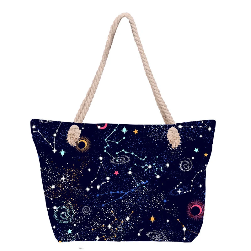 Strandtasche mit stilvollem Blumendesign Skanto