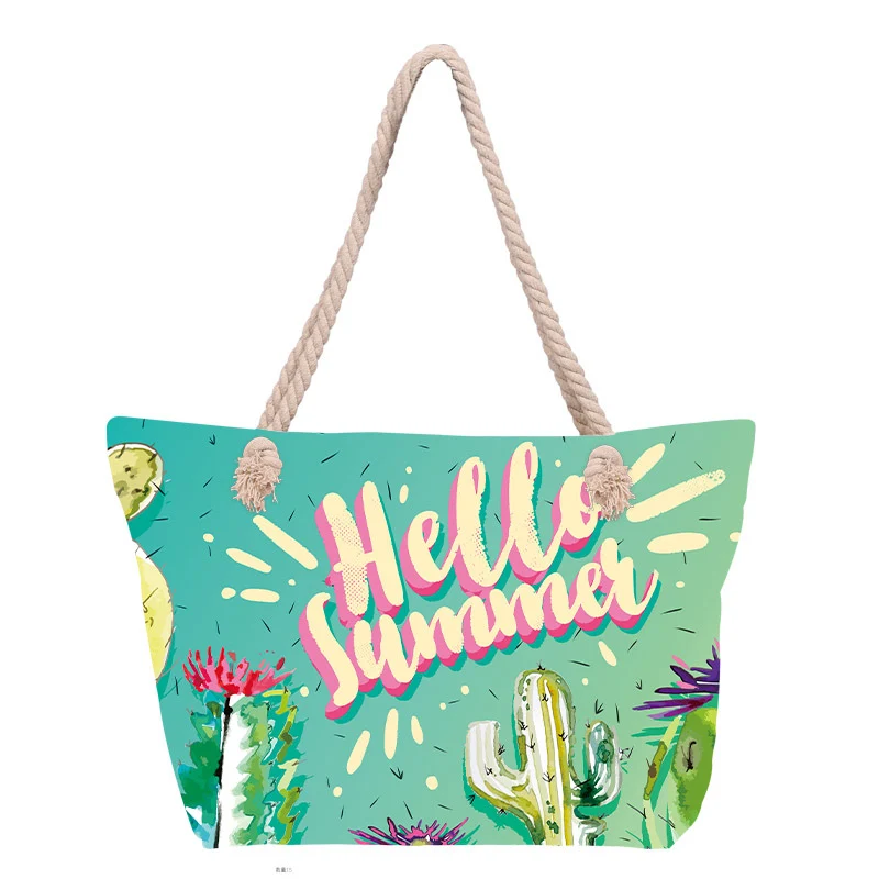 Strandtasche mit stilvollem Blumendesign Skanto