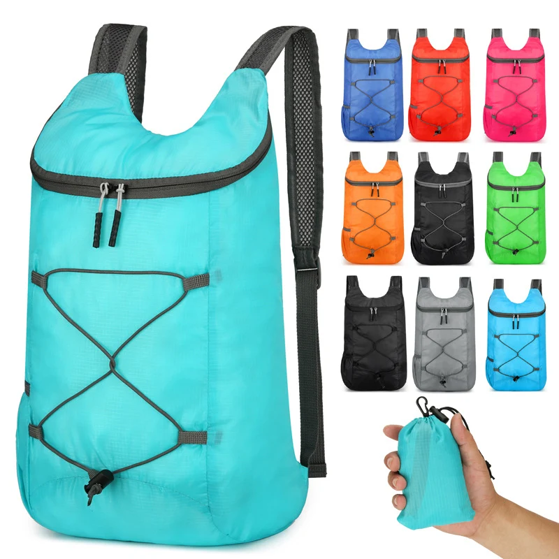 Unisex Skanto Nan Ultraleichter faltbarer Daypack mit Ripstop, externem Bungee und gepolsterten Trägern