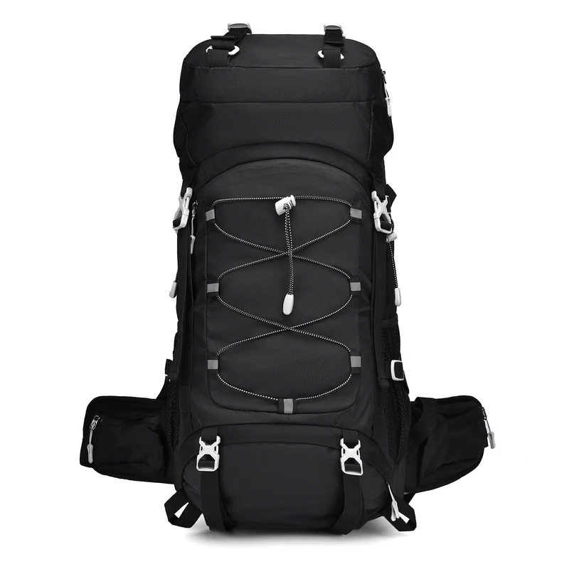 Unisex Skanto robuster Outdoor-Trekkingrucksack mit höhenverstellbarem Deckel, ergonomischem Hüftgurt und Front-Bungee Skanto