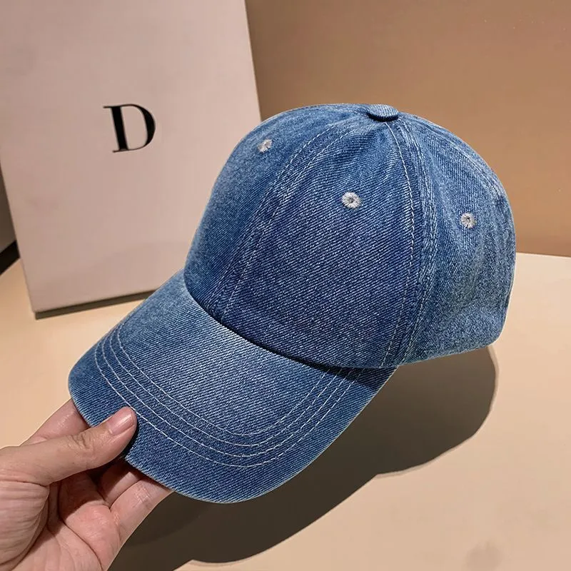 Damen Klassische Denim-Baseball-Cap Skanto