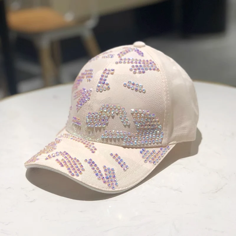 Damen Verzierte Pailletten Baseball Cap Skanto