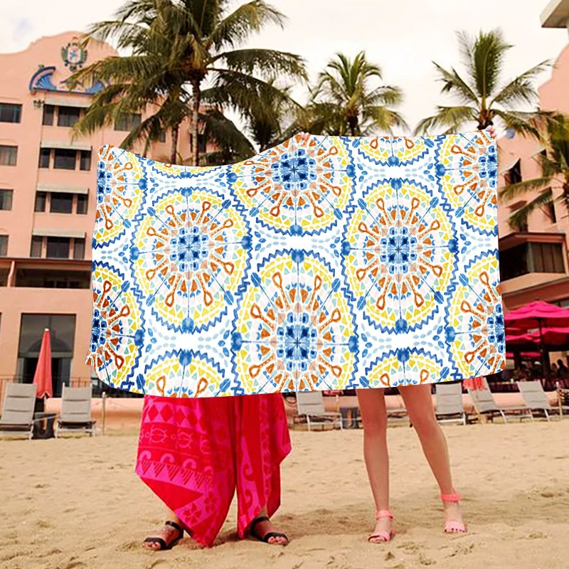 Stranddecke mit kreativem Kunst-Design Skanto
