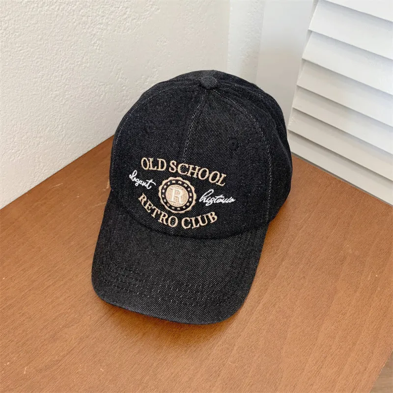 Unisex Retro Denim Baseballkappe Skanto