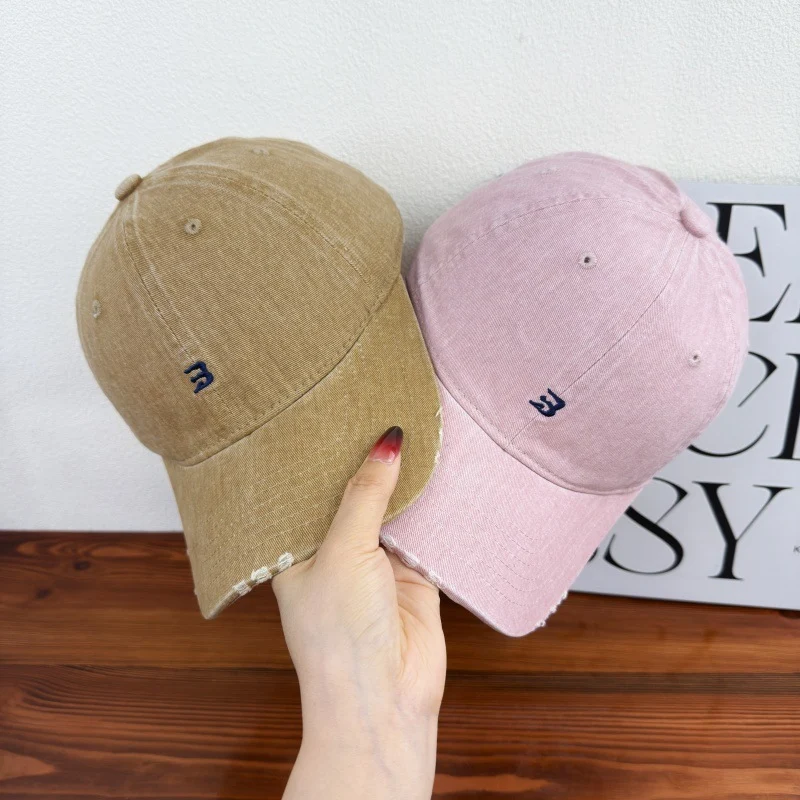 Unisex Distressed Baumwoll-Baseballkappen Skanto 1784083761