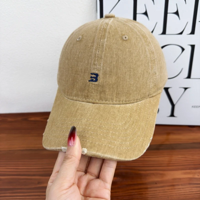 Unisex Distressed Baumwoll-Baseballkappen Skanto 1784083761