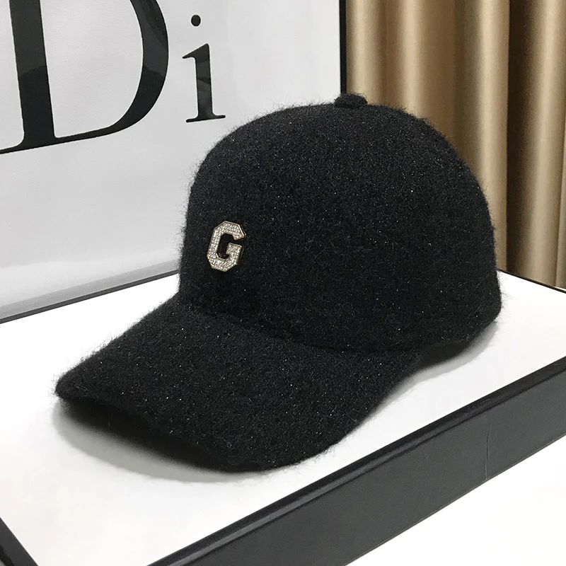 Damen Elegante Strukturierte Fleece Baseball Cap Skanto