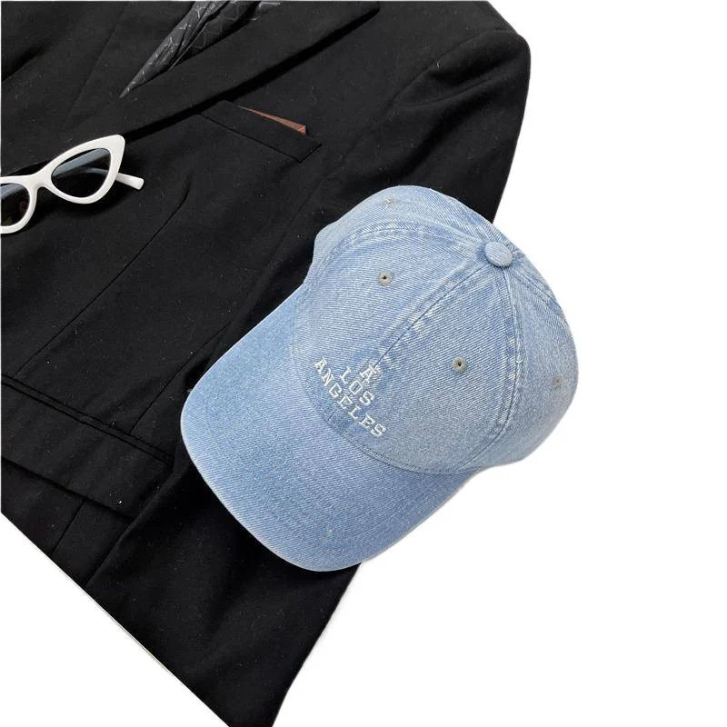 Damen Baseball Cap im Used-Look mit Vintage Los Angeles Skanto