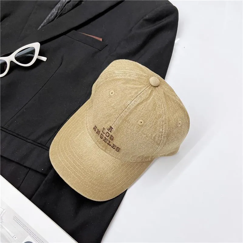 Damen Baseball Cap im Used-Look mit Vintage Los Angeles Skanto