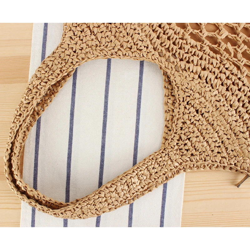 Umhängetasche aus nachhaltigem Rattan-Geflecht Skanto