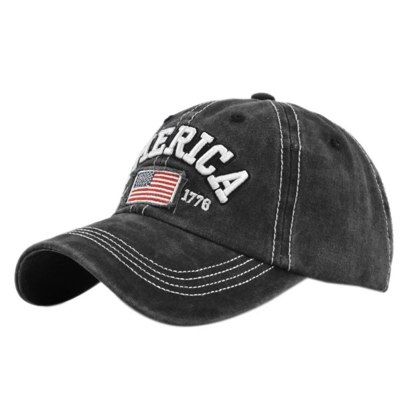 Vintage-inspirierte Bestickte Baseballkappe für Herren Skanto